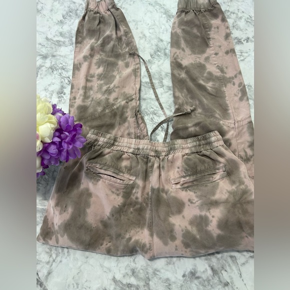 Beyond the Sea Collective Women’s  Pink Tie Dye Jogger Pants Sz S Used  38 - Picture 5 of 10